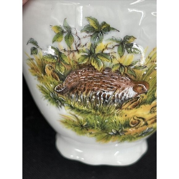 BERNADOTTE CZECH REPUBLIC WILDLIFE GROUSE ESPRESSO DEMITASSE CUP & SAUCER - Picture 7 of 12